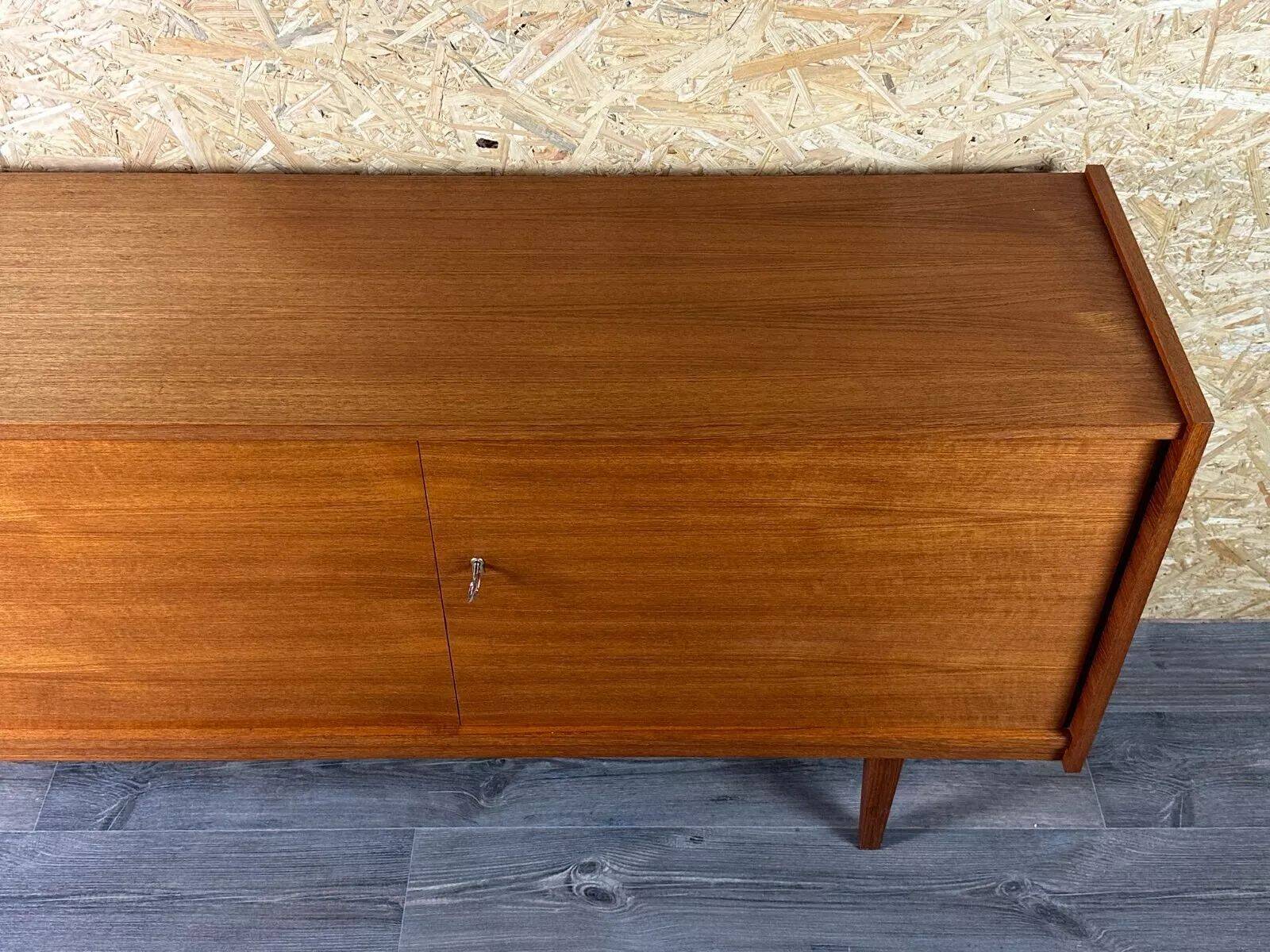 1960s/1970s Teak Sideboard Credenza Cabinet Danish Modern Design Denmark 70