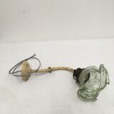 Wall lamp, art deco tulip colored glass