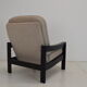 Fauteuil mid-century leda lux années 1980