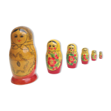Russian nesting dolls matryoshka