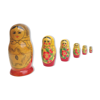 Russian nesting dolls matryoshka