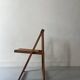 wooden folding chair by Aldo Jacober, design 1960/1970