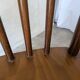 Ensemble de 4 chaises de salle à manger Windsor vintage : en bois des années 50 / STOL Kamnik