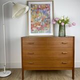 Scandinavian teak chest of drawers