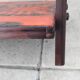 Vintage 1970s pedestal table ceramic