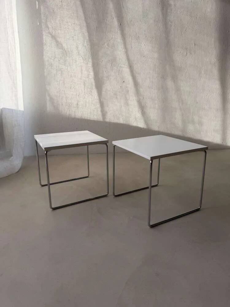 Brabantia side tables 1970s minimalist design