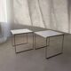Brabantia side tables 1970s minimalist design