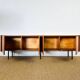 1960s minimalist Scandinavian teak sideboard