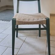 Chaise lignes scandinaves fougère et jute