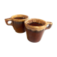 Duo de mugs américains teinte caramel