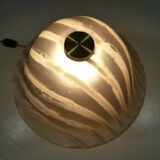 Peill & Putzler glass mushroom table lamp, Germany