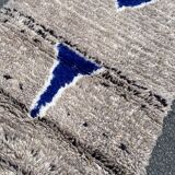Moroccan wool hallway carpet 85x310 cm