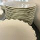 Prestigious 62-piece dinnerware set in vintage 70's Limoges white porcelain by Raynaud