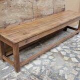 Old Burmese teak bench