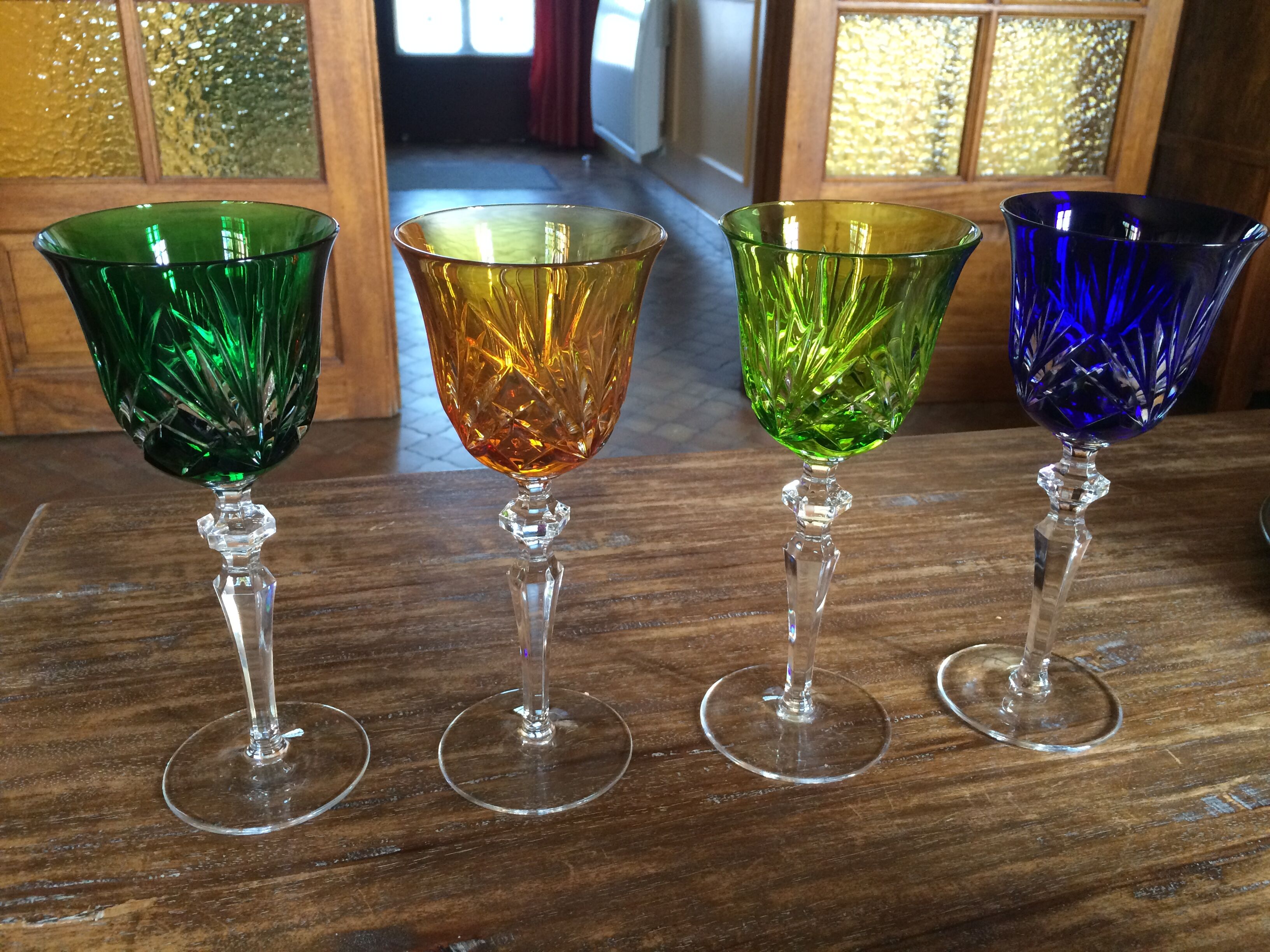 Set of 4 glasses water St. Louis