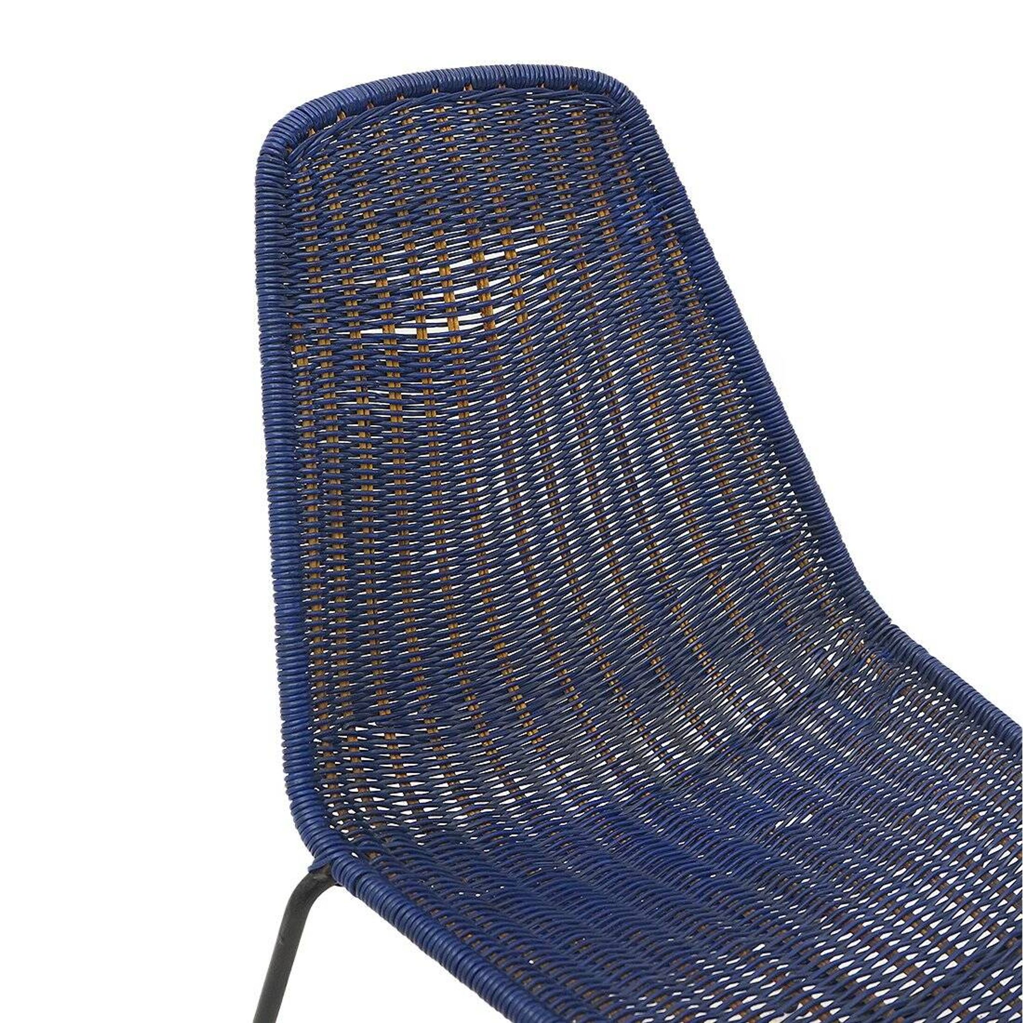 Vintage basket chairs by Gian Franco Legler, 1950s, set of 4.