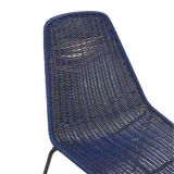 Vintage basket chairs by Gian Franco Legler, 1950s, set of 4.