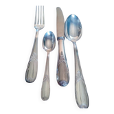 Menagere 48 pieces metal argenté vintage