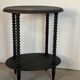 Gueridon double plateaux annees 50