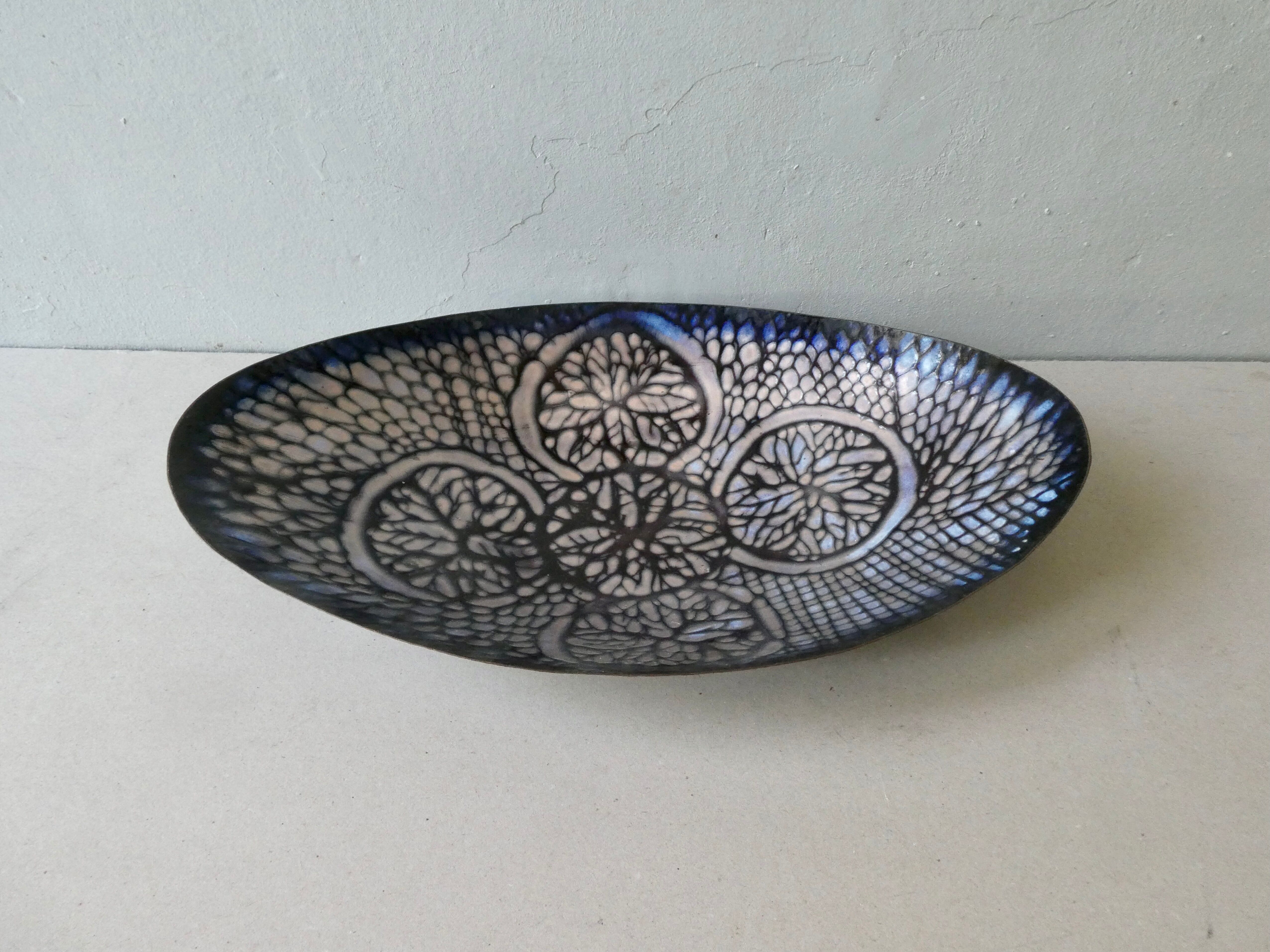 Enamelled copper cup Laurana Rame d'Arte, 60s