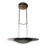 Modernist glass pendant light, 70s