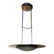 Suspension moderniste en verre, 70's