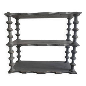 Étagère murale ancienne - gris