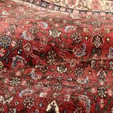 Tapis d'Orient ancien Iran Bidjar : 1.65 X 1.17 Mètres