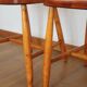 4 Scandinavian beech chairs
