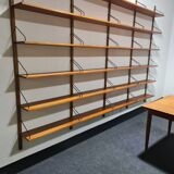 Vintage Xl Poul Cadovious teak book shelves