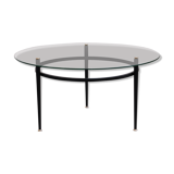 Round coffee table from the 1950s