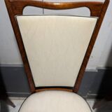 Set of 4 vintage one-piece chairs