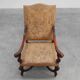 Louis XV Style Carved Walnut Armchair with Needlepoint Upholstery, France