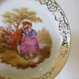 Gloria fine porcelain Fragonard hollow plate