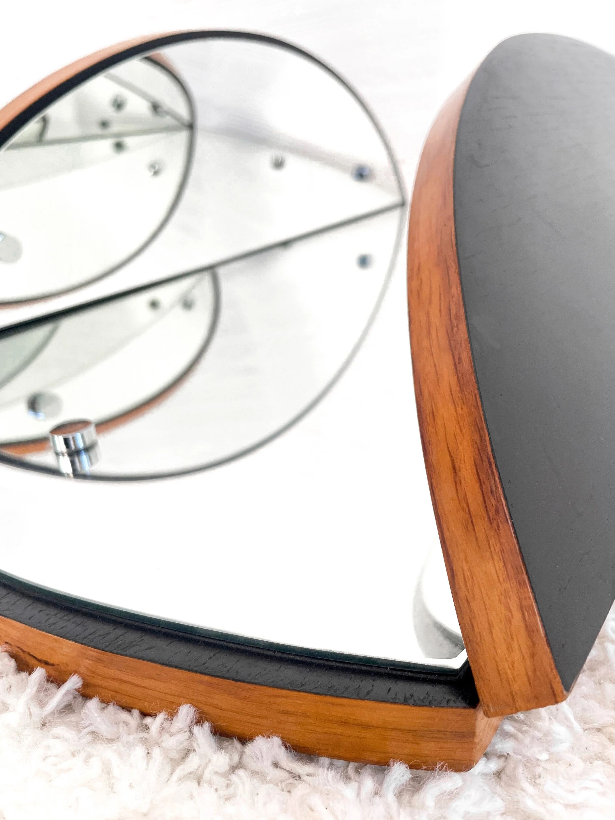 Mid-century triptych mirror
