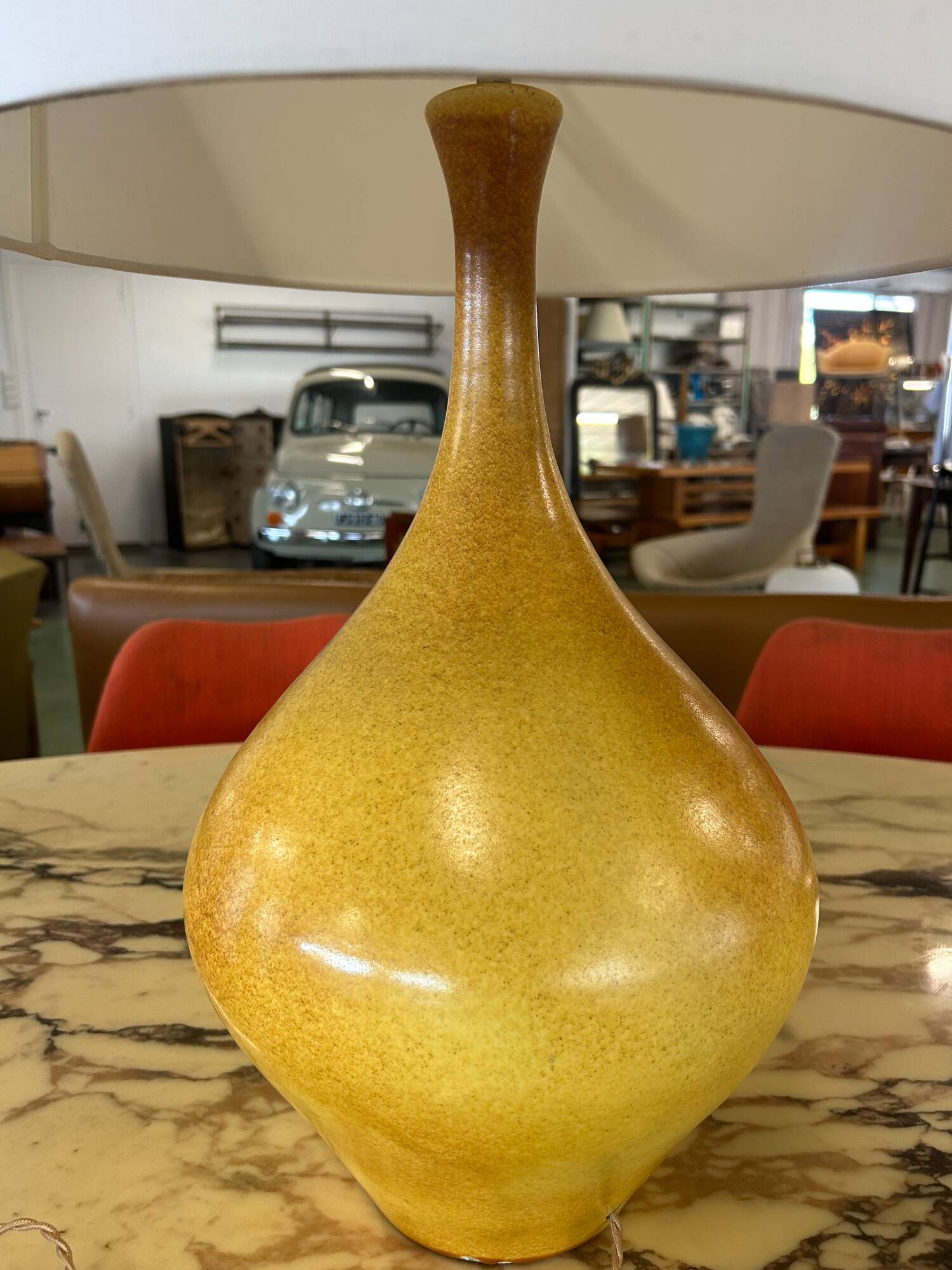 Ceramic lamp on stand Suzanne Ramié