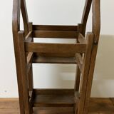 Stool transforming into a step ladder.