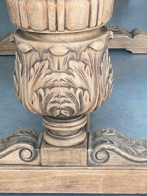 Farmhouse table monastery stripped extendable 300 cm