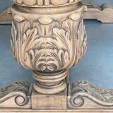 Farmhouse table monastery stripped extendable 300 cm