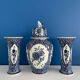Fireplace trim vase delft made for royal sphinx by boch