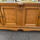 Buffet enfilade vintage art déco en marqueterie et bois massif 4 portes