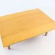Vintage Scandinavian coffee table with drop-leaves in oak, 1970s.