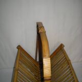 Bamboo folding magazine rack from the 40s - 50s