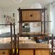 Modular rattan library Maugrion for Rochebobois