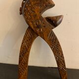 Nutcrackers folk art carved wood