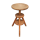Tabouret à vis en bois