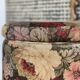 Pouf en velours 1970