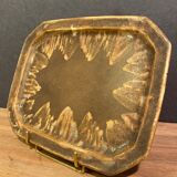 Rectangular Art Deco ceramic top signed Denbac