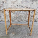 Bamboo rattan child desk