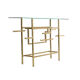 Brass console by Henri Fernandez